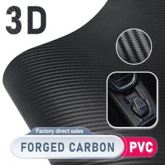 3D Forged Carbon Vinyl Wrap – PVC, Factory Direct 3D carbon fiber car foil Wrap Car Film Covering Black Auto PVC For Audi A4 B8 Vinyl For Motorcycle Car Accessories